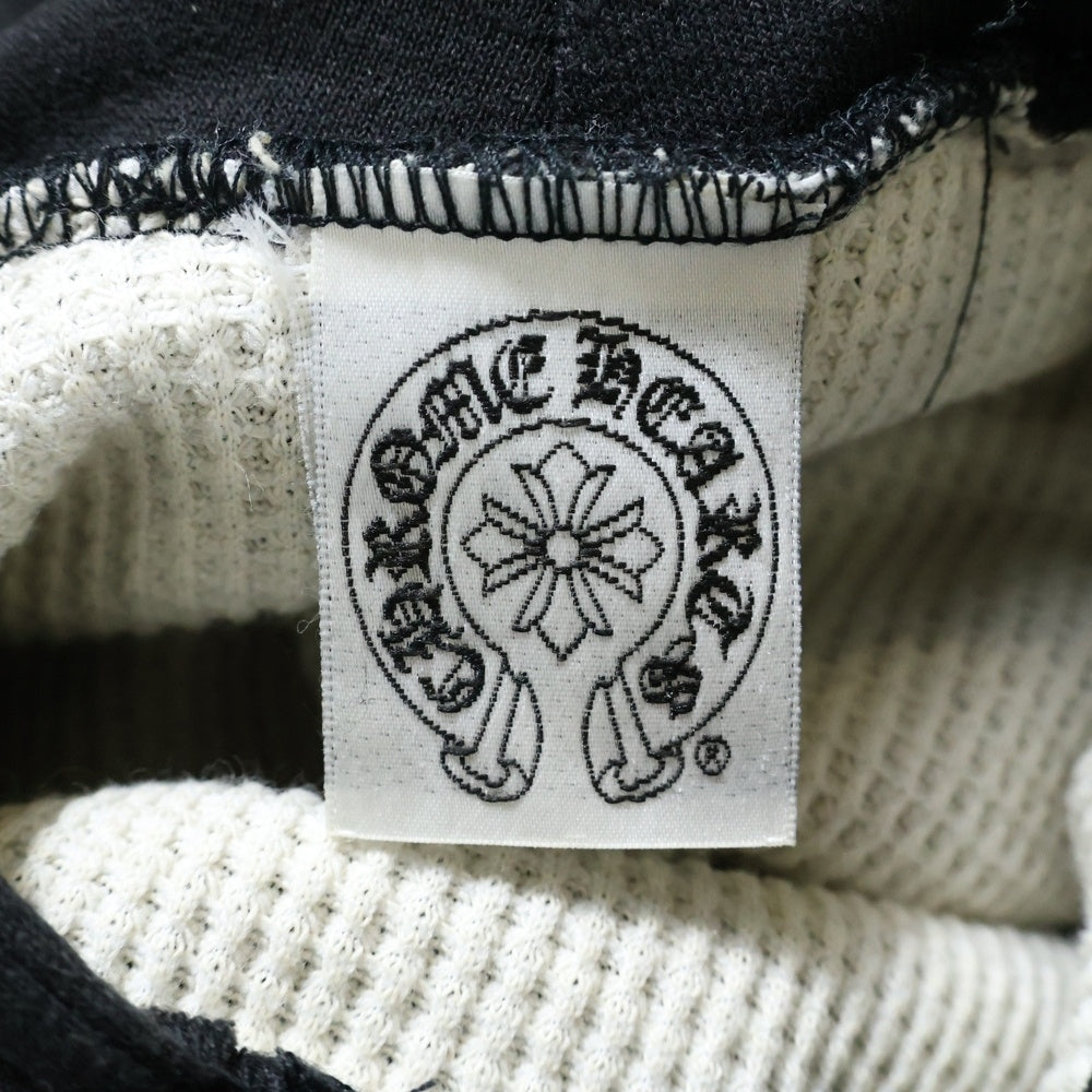 CHROME HEARTS(クロムハーツ) OLD Horseshoe Hoodie オールドモデル ホースシュー 袖プリント プルオーバー パーカー ブラック