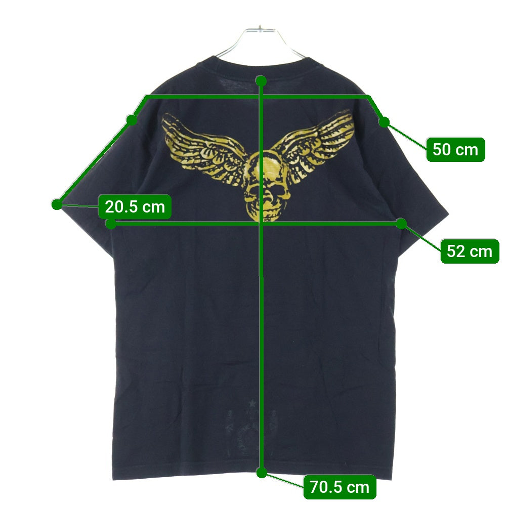 CHROME HEARTS(クロムハーツ) OLD Foti Skull Tee オールドモデル フォティ マハリアTシャツ ブラック