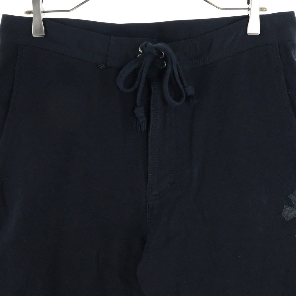 CHROME HEARTS(クロムハーツ) Cross Patch Shorts クロスパッチ ダガージップ ハーフパンツ ショーツ ブラック