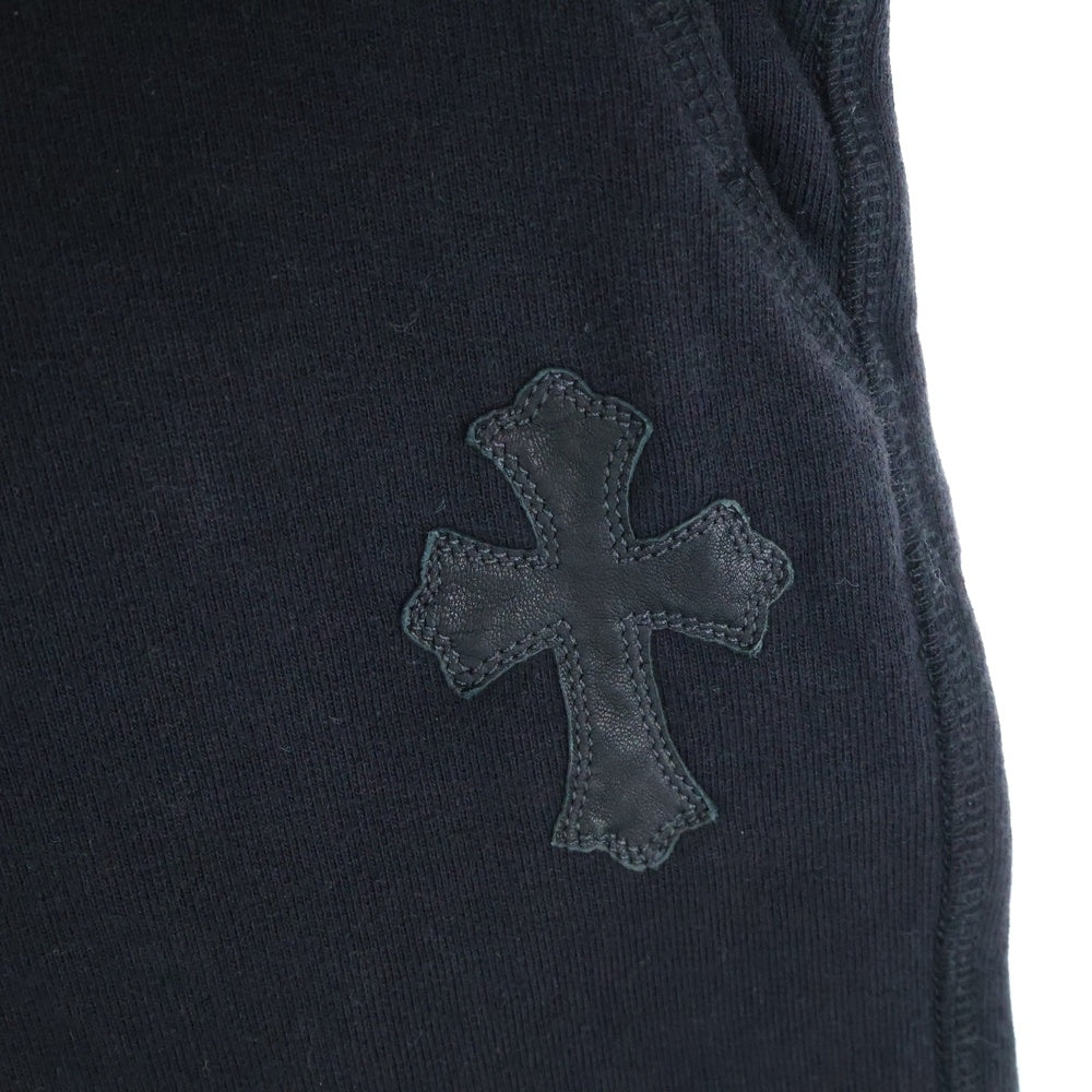 CHROME HEARTS(クロムハーツ) Cross Patch Shorts クロスパッチ ダガージップ ハーフパンツ ショーツ ブラック