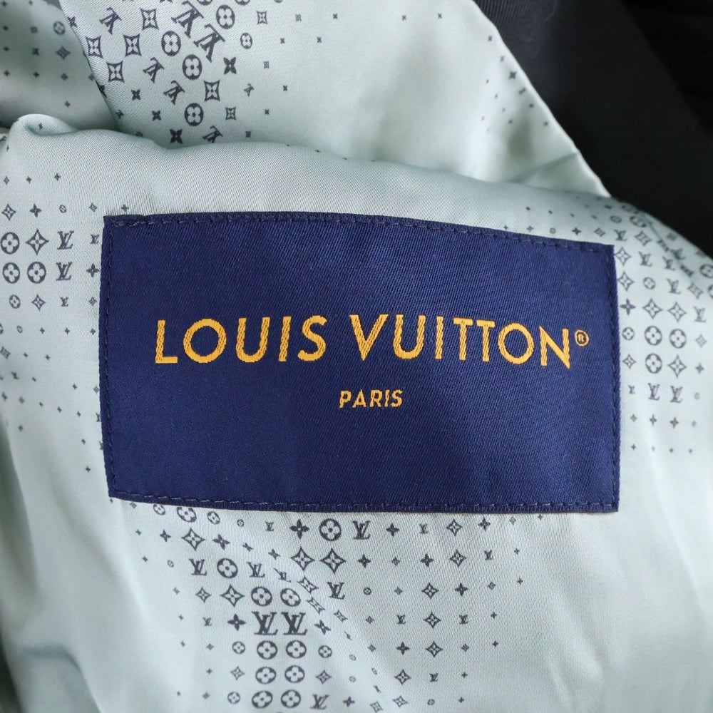 LOUIS VUITTON(ルイヴィトン) 23AW ビーズロゴワッペン付き コットンジャケット グレー RM232 FAD HPB70W