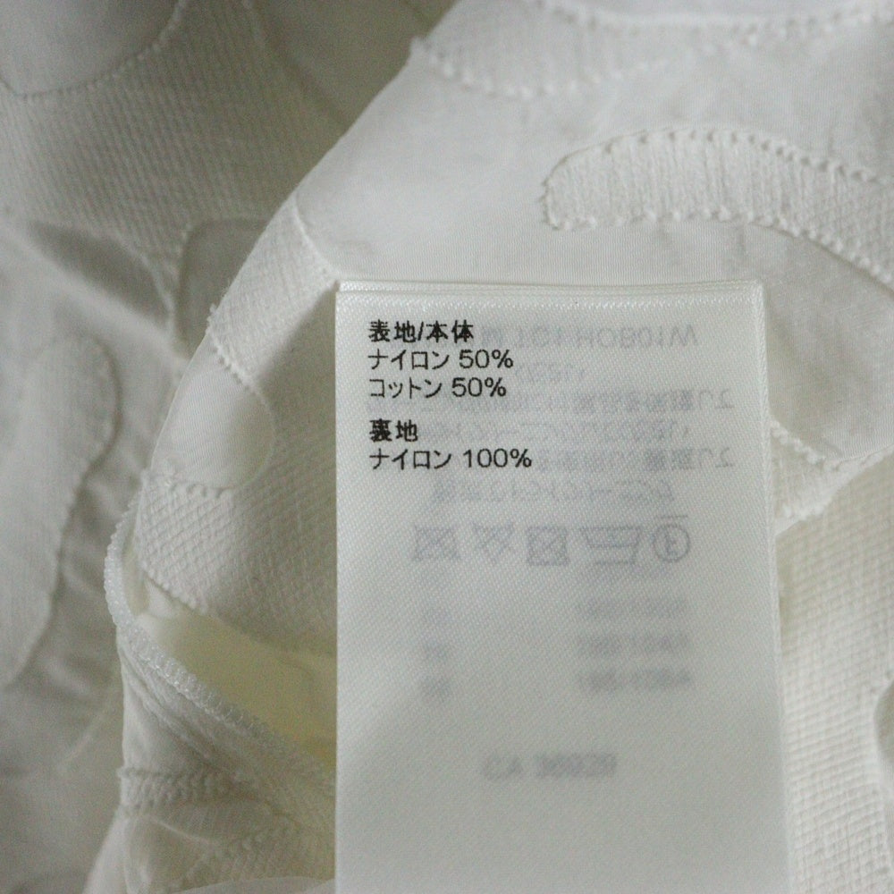 LOUIS VUITTON(ルイヴィトン) 23SS ナイロン コットン ロゴ総柄 パッカブル ライト ジップアップ フーデッドジャケット パーカー ホワイト RM231M TC1 HOB01W