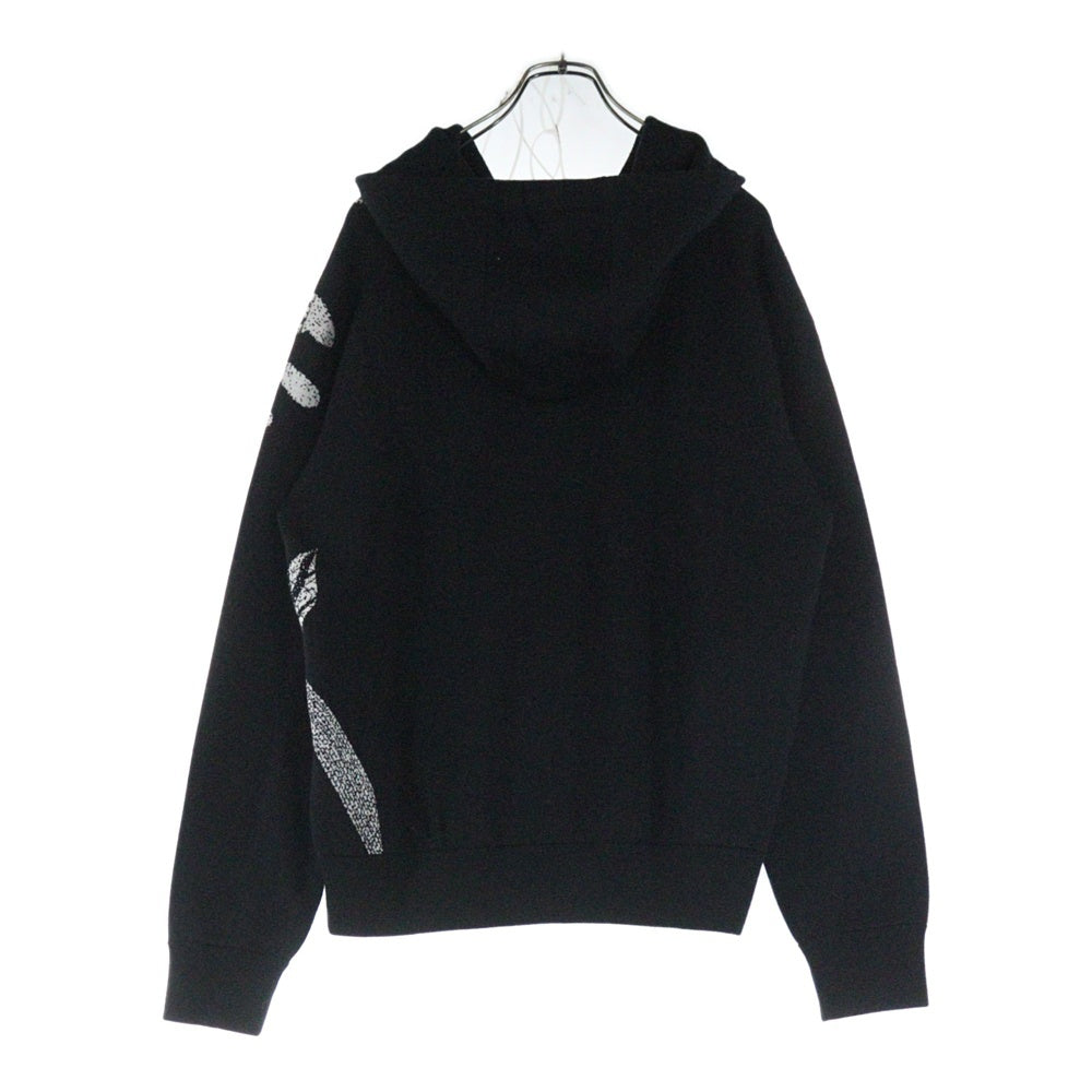 LOUIS VUITTON(ルイヴィトン) 23SS ×草間彌生 YK サイケデリックフラワー ニットジップアップパーカー ブラック RM231H X14 HON36W