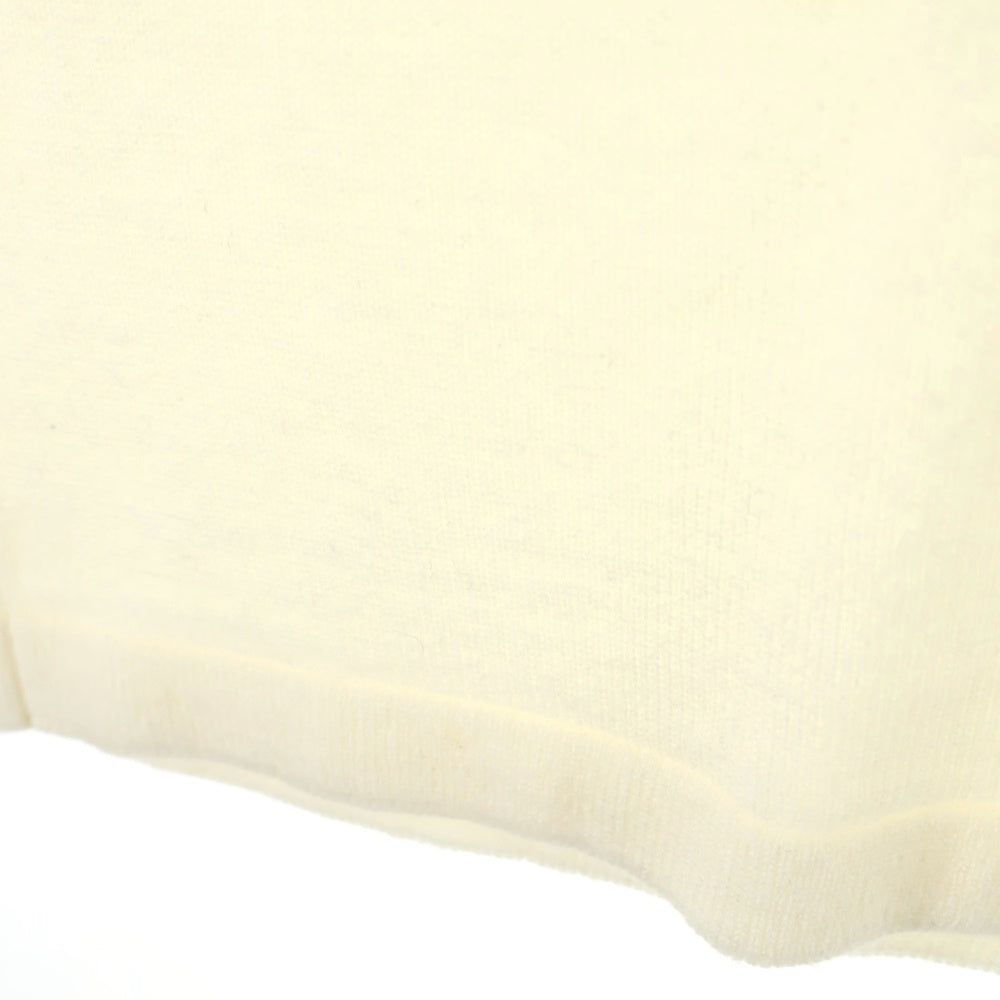 LOUIS VUITTON(ルイヴィトン) 19SS Plain Rainbow Cahmere Shirt HGN75WLZM 920N LVレインボーインタルシアカシミヤ半袖ニット アイボリー