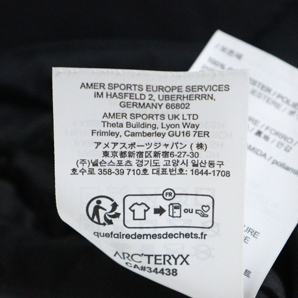 ARC'TERYX(アークテリクス) ATOM HEAVYWEIGHT HOODY アトムヘビーウェイトフーディ ナイロンジャケット ブラック 0623X000007302
