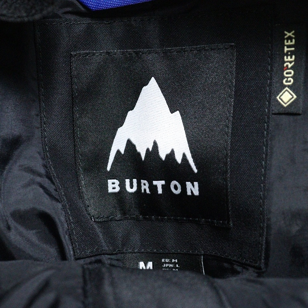BURTON(バートン) GORE TEX ゴアテックス フロントロゴ ナイロンパンツ サロペット スキーウェア ブラック