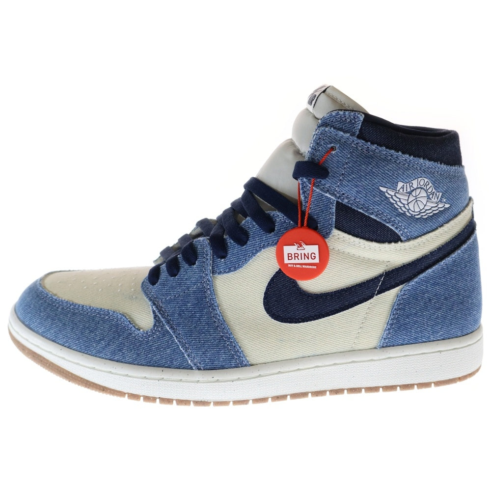 NIKE(ナイキ) AIR JORDAN 1 RETRO HIGH OG DENIM エアジョーダン 1 レトロ デニム ハイカットスニーカー インディゴ US11/29cm FQ2947-100