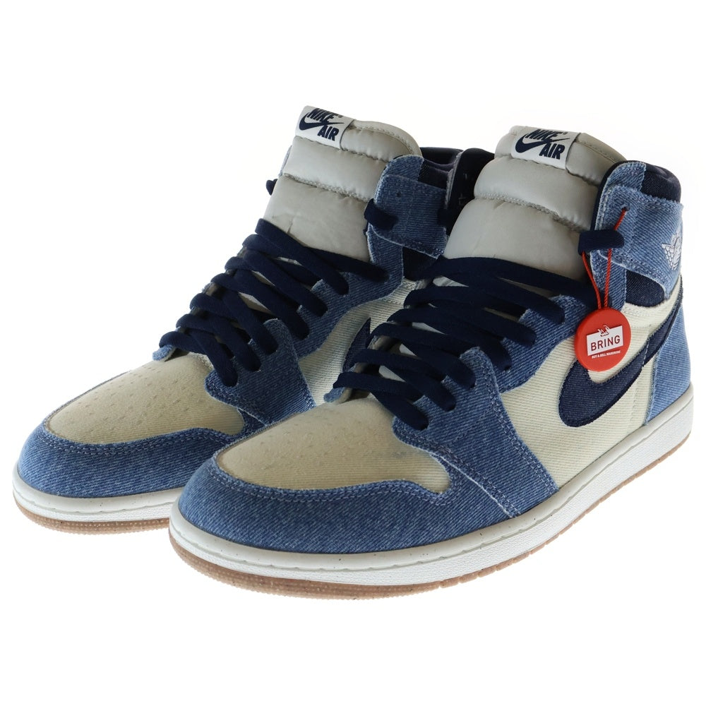 NIKE(ナイキ) AIR JORDAN 1 RETRO HIGH OG DENIM エアジョーダン 1 レトロ デニム ハイカットスニーカー インディゴ US11/29cm FQ2947-100