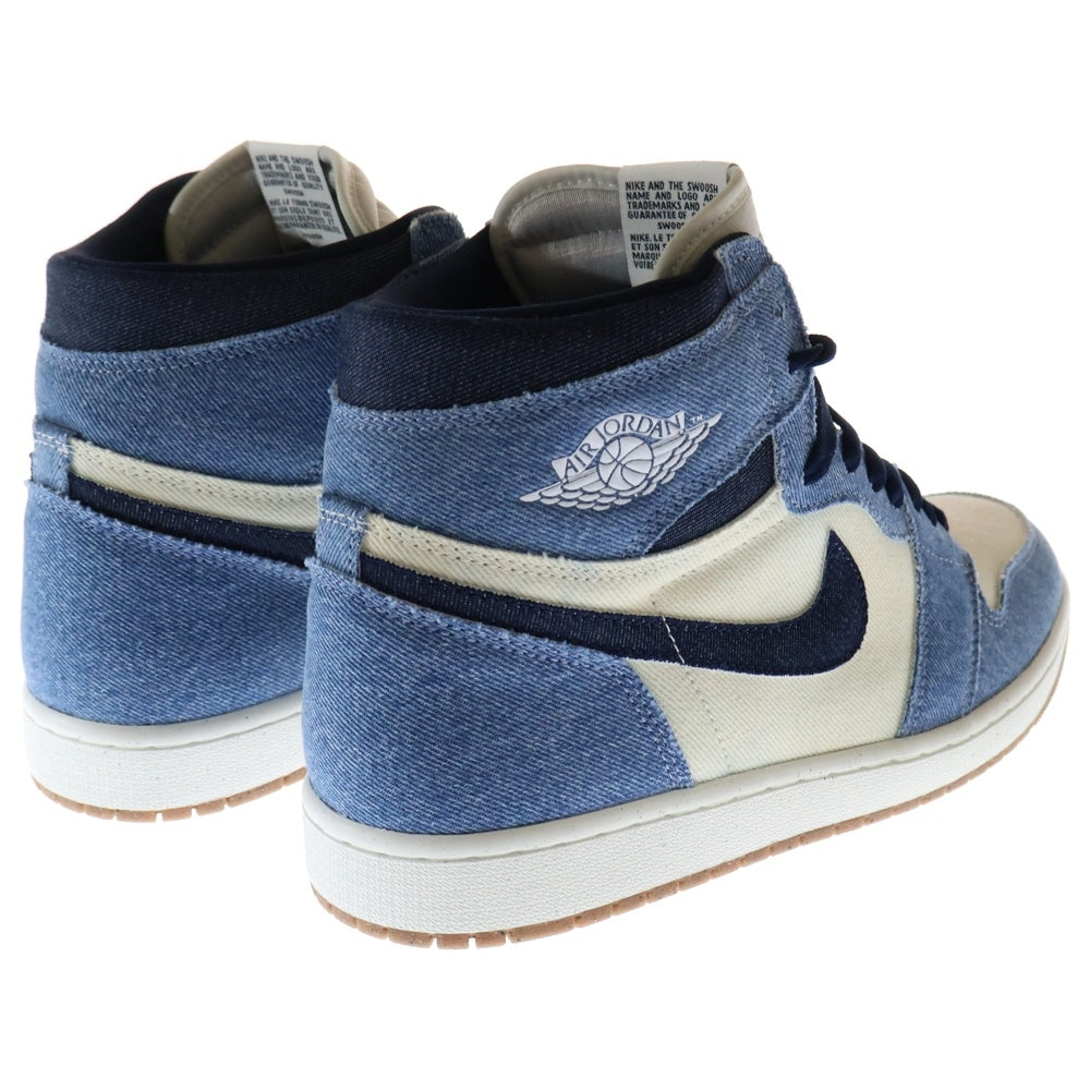 NIKE(ナイキ) AIR JORDAN 1 RETRO HIGH OG DENIM エアジョーダン 1 レトロ デニム ハイカットスニーカー インディゴ US11/29cm FQ2947-100