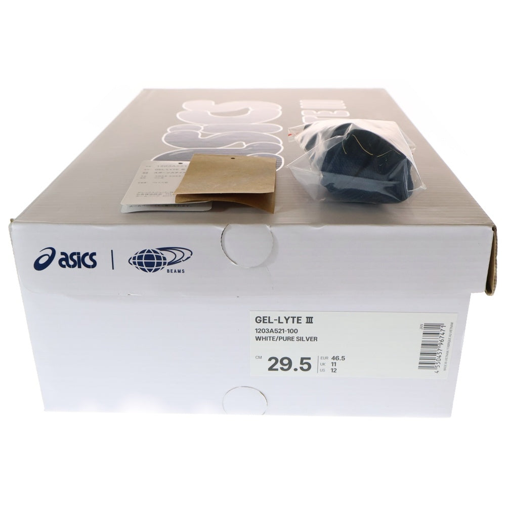 ASICS(アシックス) BEAMS別注 GEL LYTE 3 ゲルライト 3 ローカットスニーカー ホワイト US12/29.5cm 1203A521