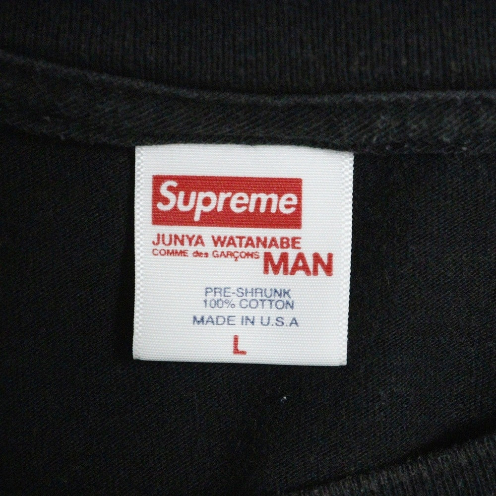 SUPREME(シュプリーム) 21AW ×JUNYA WATANABE MAN Nature Tee ジュンヤワタナベマン ネイチャー 半袖カットソー Tシャツ ブラック
