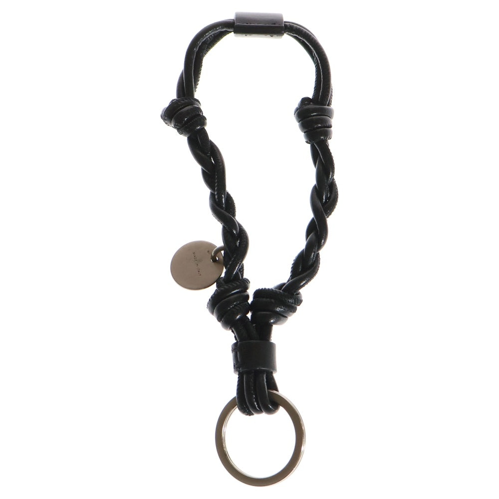 JIL SANDER(ジルサンダー) TANGLE KEYRING タングル キーリング キーホルダー レザー ブラック