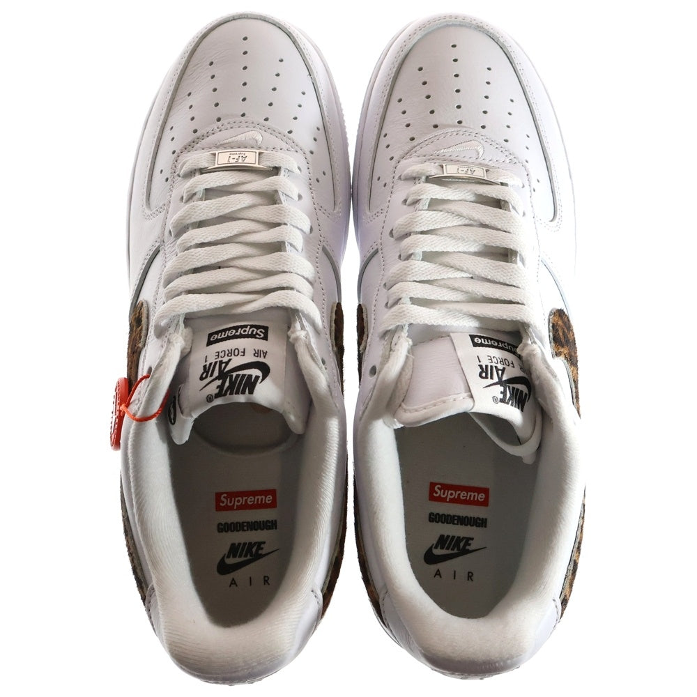NIKE(ナイキ) 25SS ×GOODENOUGH ×SUPREME AIR FORCE 1 LOW SP グッドイナフ シュプリーム エアフォース 1 ローカットスニーカー ホワイト US9/27cm IM3483-100
