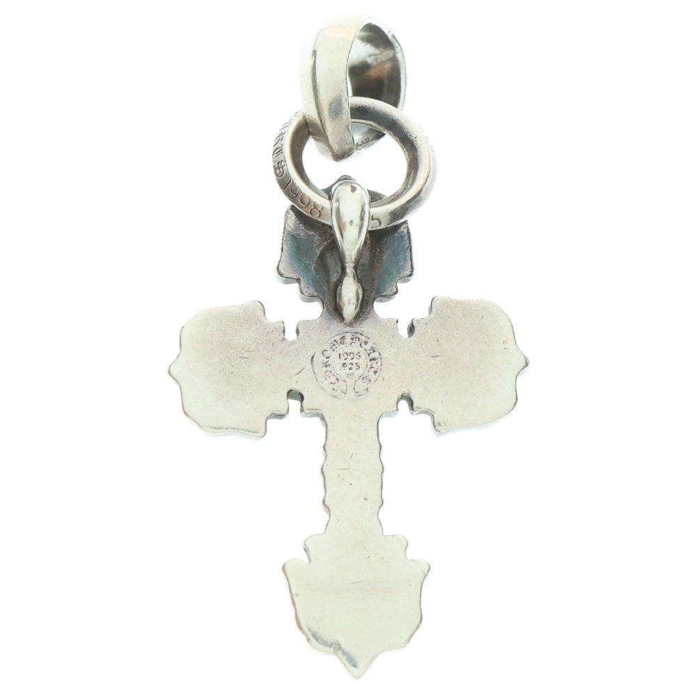 CHROME HEARTS(クロムハーツ) FILIG CROSS-XSM W BALE フィリグリークロスXSベイル wベイル ネックレストップ シルバー BCA262