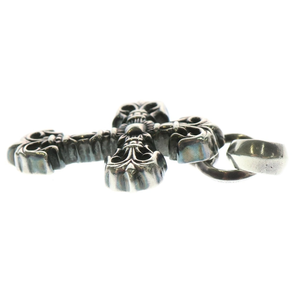 CHROME HEARTS(クロムハーツ) FILIG CROSS-XSM W BALE フィリグリークロスXSベイル wベイル ネックレストップ シルバー BCA262