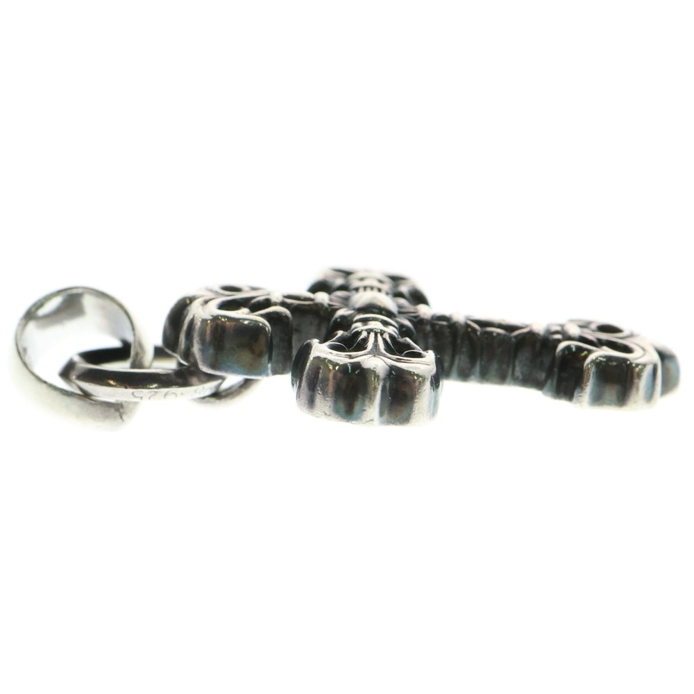 CHROME HEARTS(クロムハーツ) FILIG CROSS-XSM W BALE フィリグリークロスXSベイル wベイル ネックレストップ シルバー BCA262
