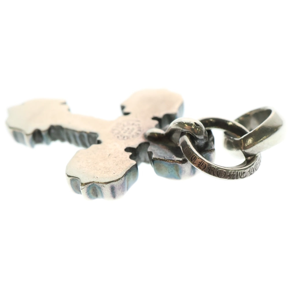 CHROME HEARTS(クロムハーツ) FILIG CROSS-XSM W BALE フィリグリークロスXSベイル wベイル ネックレストップ シルバー BCA262