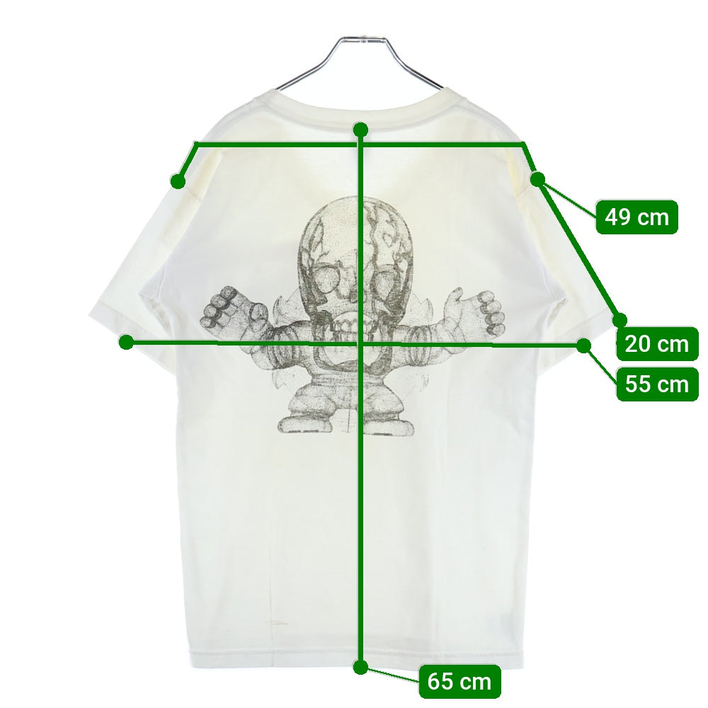 CHROME HEARTS(クロムハーツ) FOTI S/S Tee フォティ プリント 半袖Tシャツ カットソー ホワイト