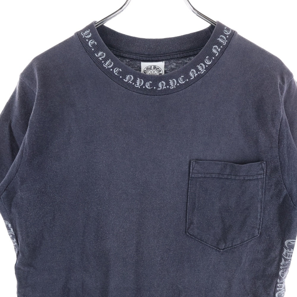 CHROME HEARTS(クロムハーツ) OLD TOKYO Neck Logo Tee オールドモデル東京限定 ネック ロゴ 半袖カットソー Tシャツ ブラック