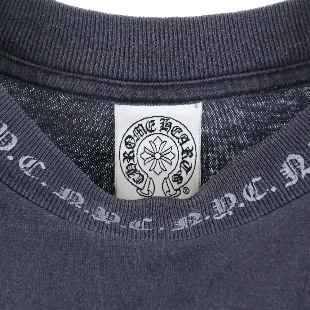 CHROME HEARTS(クロムハーツ) OLD TOKYO Neck Logo Tee オールドモデル東京限定 ネック ロゴ 半袖カットソー Tシャツ ブラック