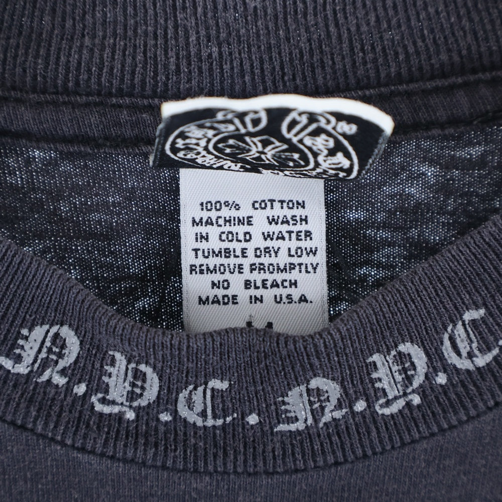 CHROME HEARTS(クロムハーツ) OLD TOKYO Neck Logo Tee オールドモデル東京限定 ネック ロゴ 半袖カットソー Tシャツ ブラック