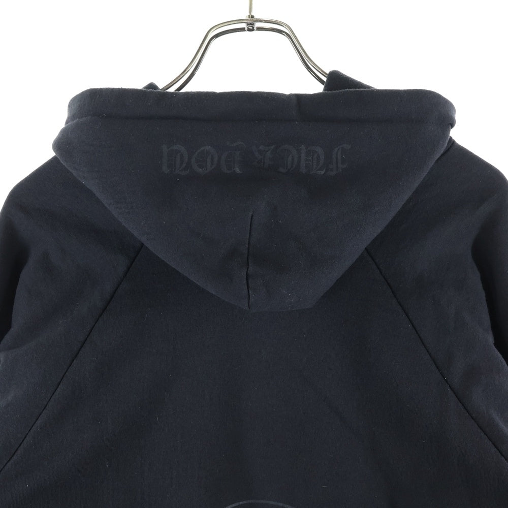 CHROME HEARTS(クロムハーツ) OLD SWTSHRT PLVR オールドモデル バックホースシュープリントパーカー フーディー ブラック