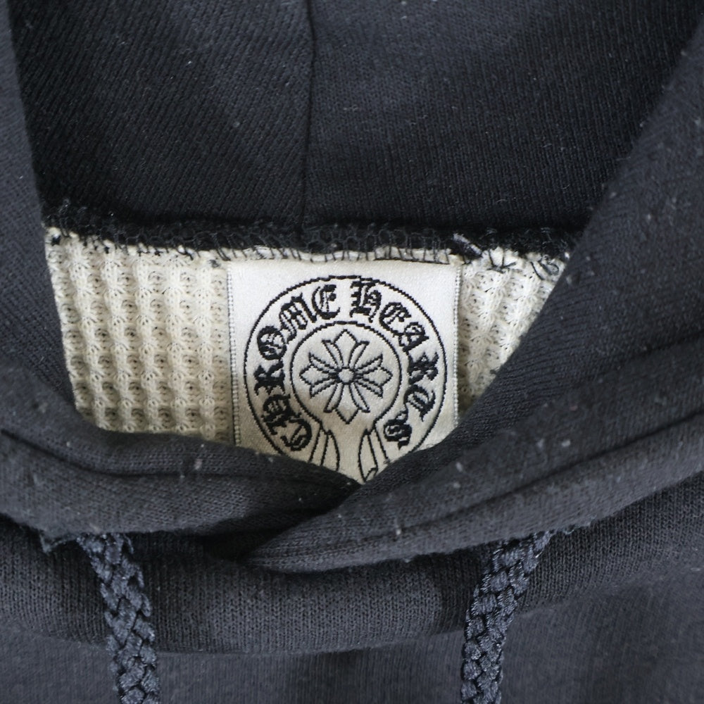 CHROME HEARTS(クロムハーツ) OLD SWTSHRT PLVR オールドモデル バックホースシュープリントパーカー フーディー ブラック