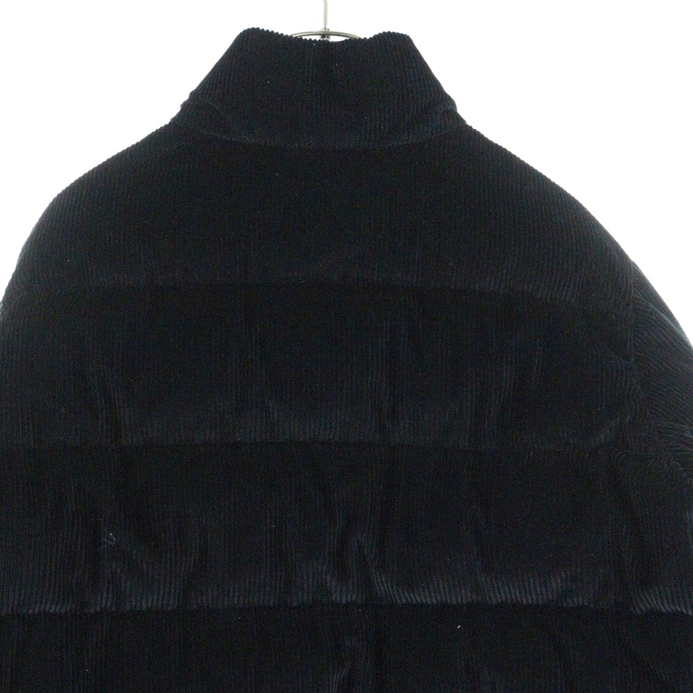 MONCLER(モンクレール) 22AW ×FRAGMENT DONNIE フラグメント コーデュロイ ダウンジャケット ブラック H209U1A00012M2363