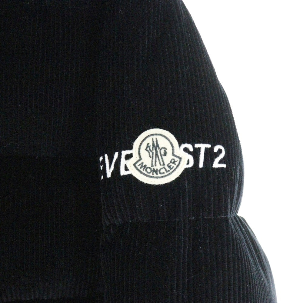 MONCLER(モンクレール) 22AW ×FRAGMENT DONNIE フラグメント コーデュロイ ダウンジャケット ブラック H209U1A00012M2363