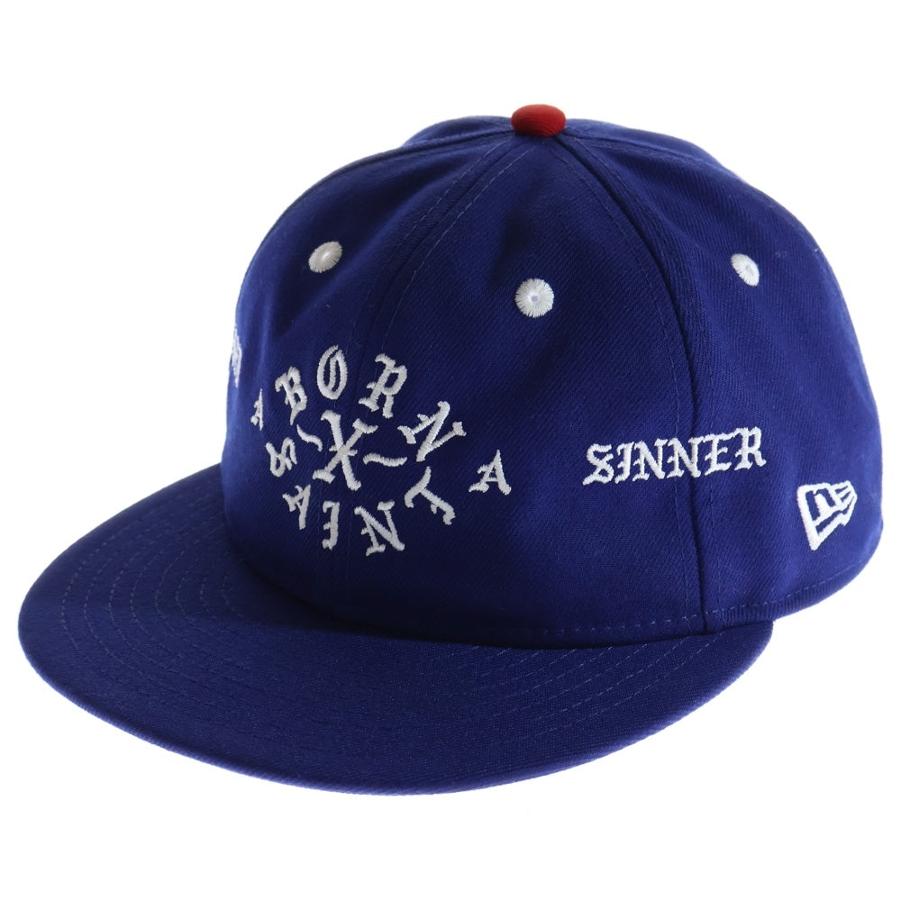 SAINT MICHAEL(セントマイケル) ×NEW ERA LOGO CAP ニューエラ ロゴ刺繍 ベースボールキャップ ブルー 208824 24060