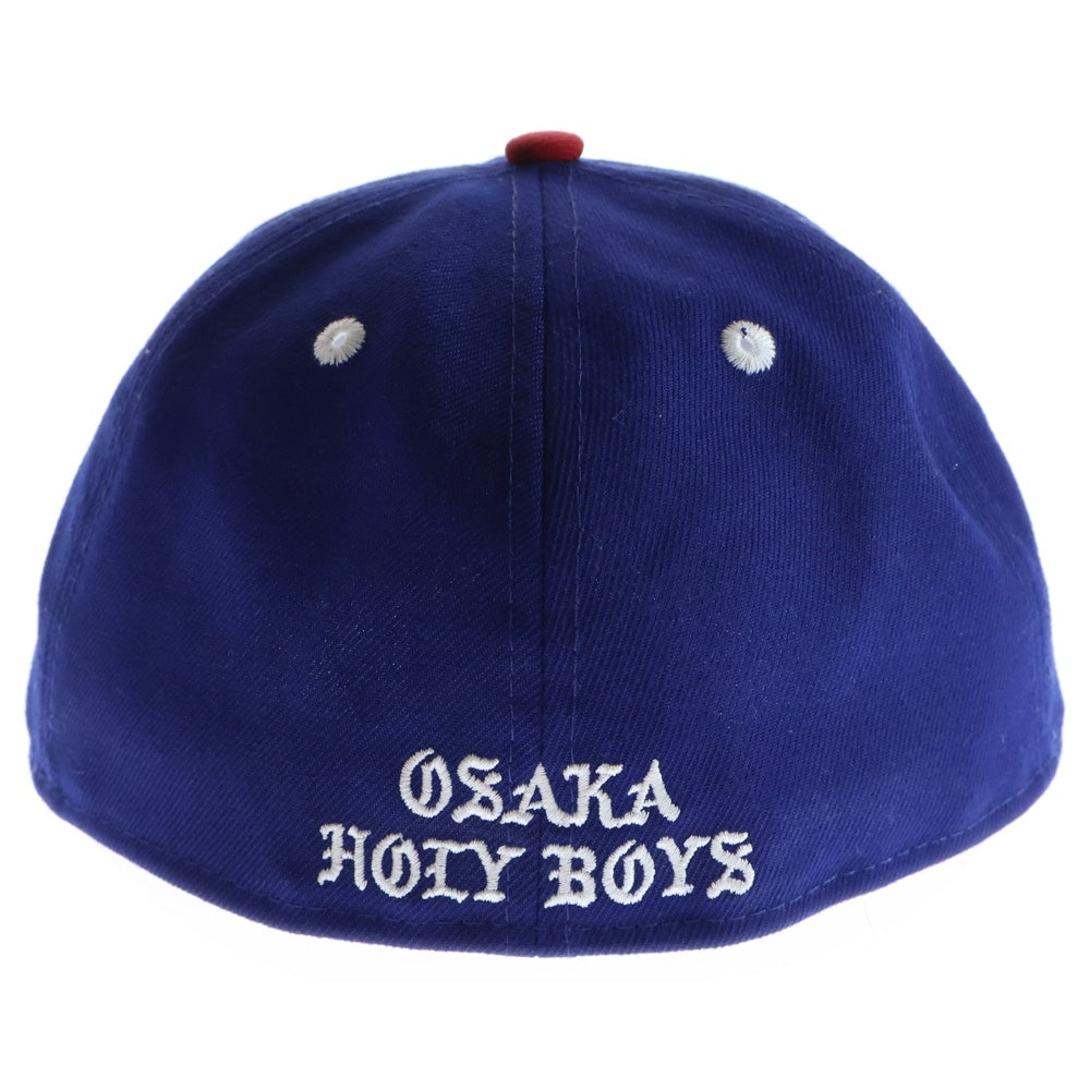 SAINT MICHAEL(セントマイケル) ×NEW ERA LOGO CAP ニューエラ ロゴ刺繍 ベースボールキャップ ブルー 208824 24060