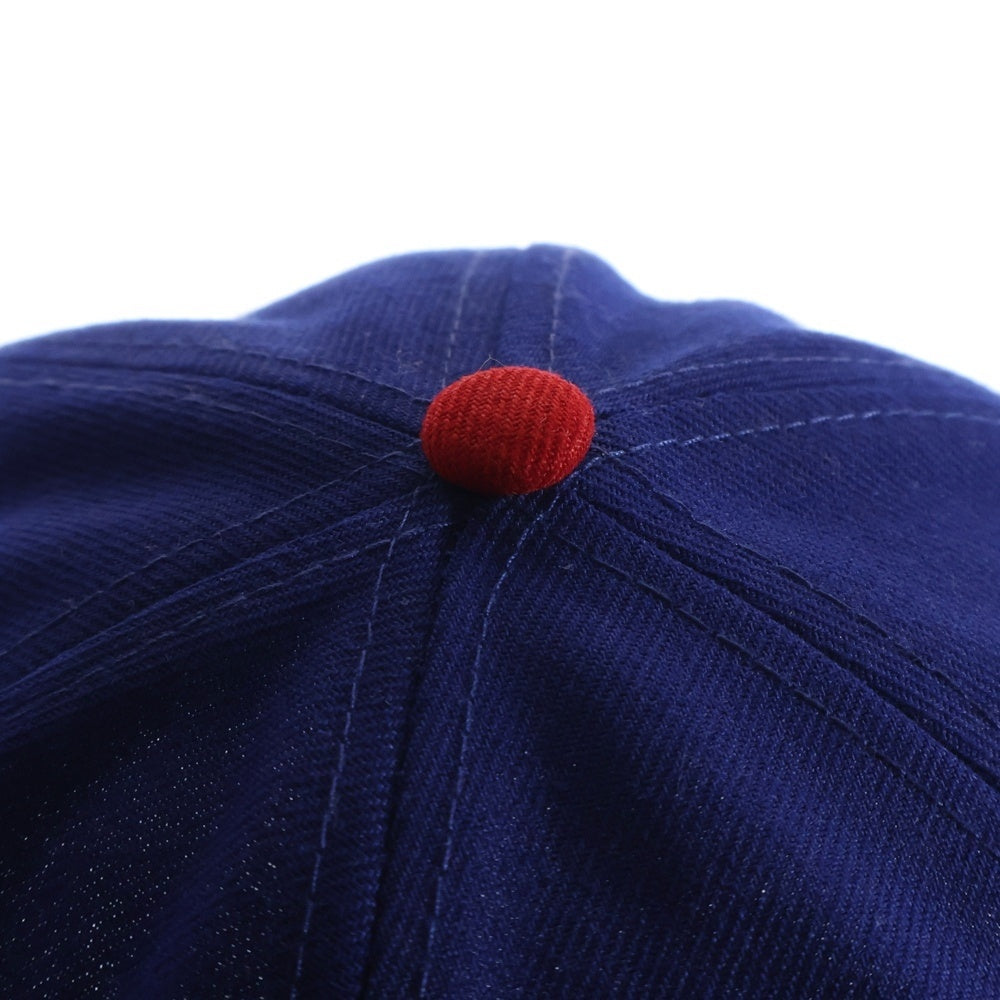 SAINT MICHAEL(セントマイケル) ×NEW ERA LOGO CAP ニューエラ ロゴ刺繍 ベースボールキャップ ブルー 208824 24060
