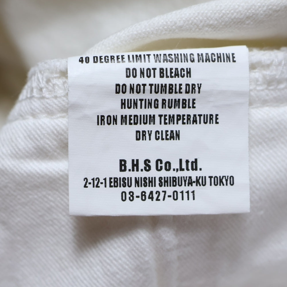 RATS(ラッツ) CRASH DENIM PANTS ダメージ加工 ストレートデニムパンツ ホワイト 23'RD-0811A