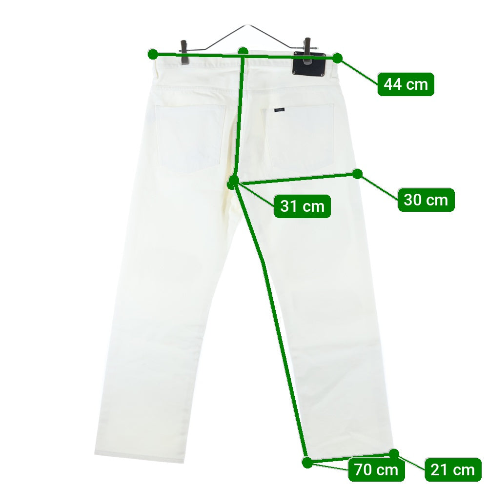 RATS(ラッツ) CRASH DENIM PANTS ダメージ加工 ストレートデニムパンツ ホワイト 23'RD-0811A