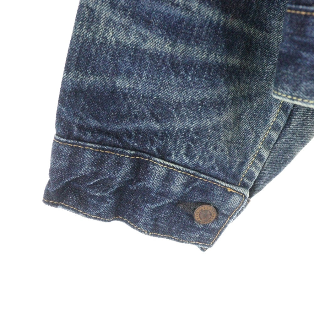 SAINT MICHAEL(セントマイケル) 24SS BJ DENIM JACKET FIRST BLUE ヴィンテージ加工 デニムジャケット インディゴ SM-YS8-0000-C72