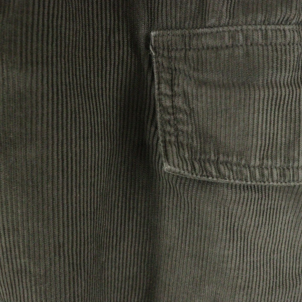 Rick Owens DRKSHDW(リックオウエンス ダークシャドウ) 00s コート ジップアップ フード付き コーデュロイ カーキ CODY-LA-1006