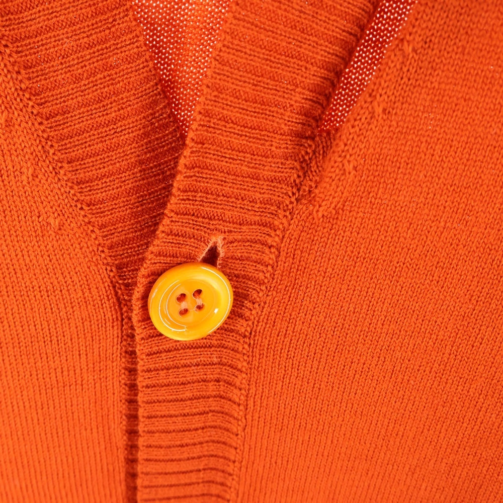 Dior HOMME(ディオールオム) カーディガン ウール カットアウト ポケット付き オレンジ 9S3420240016