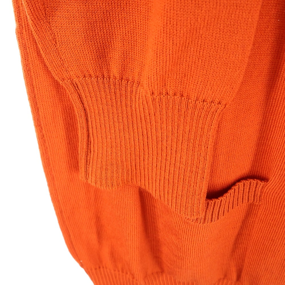 Dior HOMME(ディオールオム) カーディガン ウール カットアウト ポケット付き オレンジ 9S3420240016