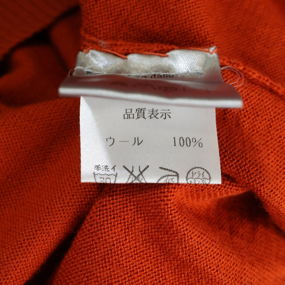 Dior HOMME(ディオールオム) カーディガン ウール カットアウト ポケット付き オレンジ 9S3420240016