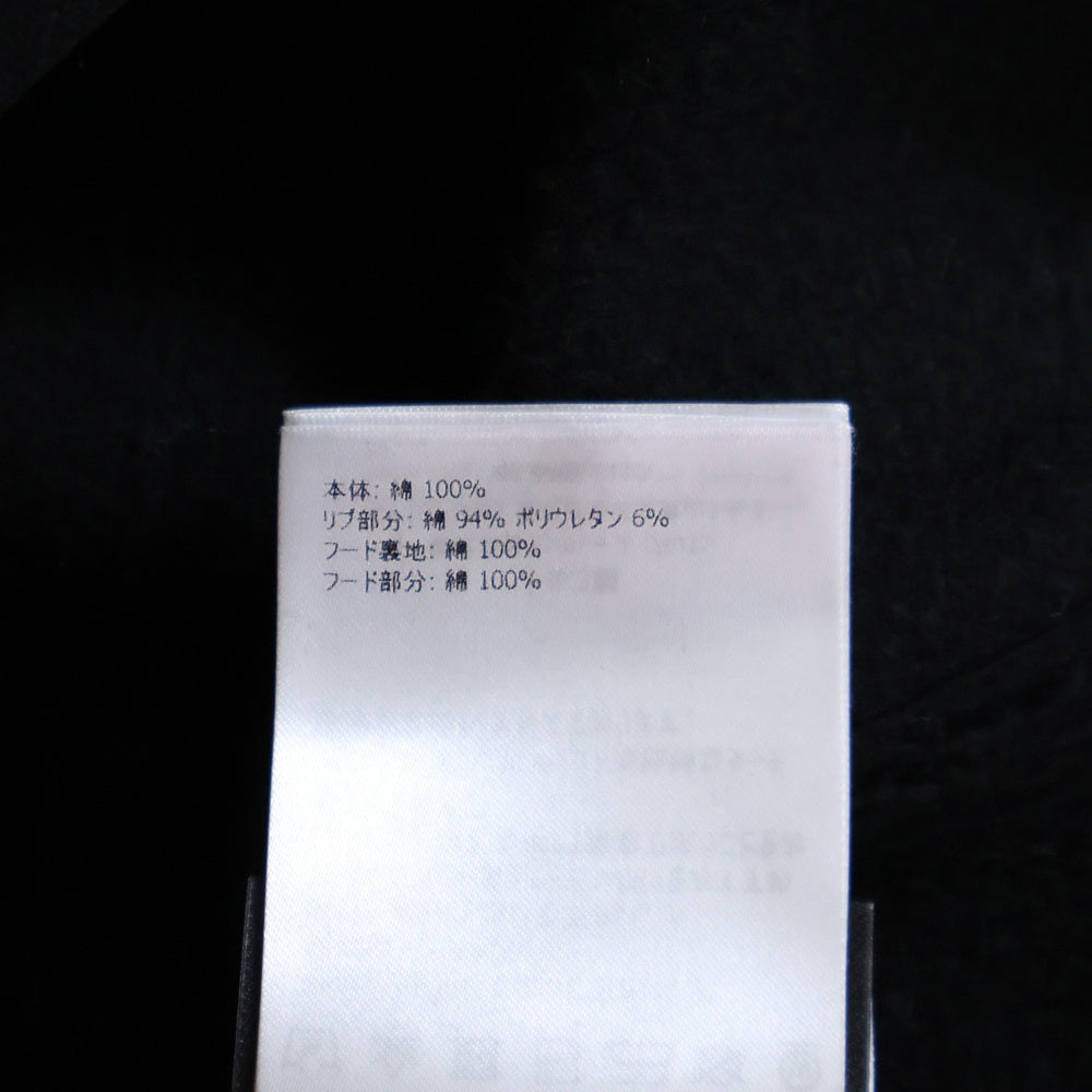 MONCLER(モンクレール) 20AW MAGLIA GIROCOLLO フロントロゴプリント プルオーバーパーカー ブラック F20928G71910 V8187