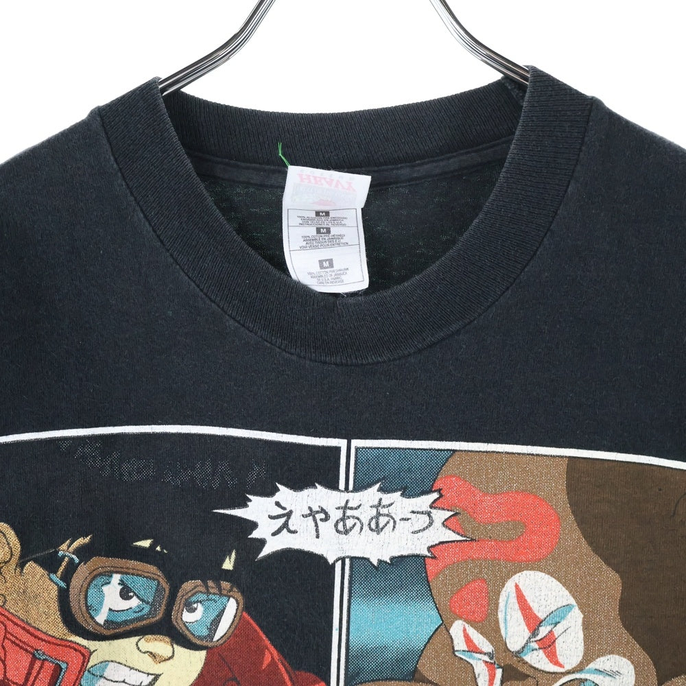 VINTAGE(ヴィンテージ) 80S AKIRA 1988 金田vsジョーカー 両面プリント クルーネック 半袖Tシャツ ブラック