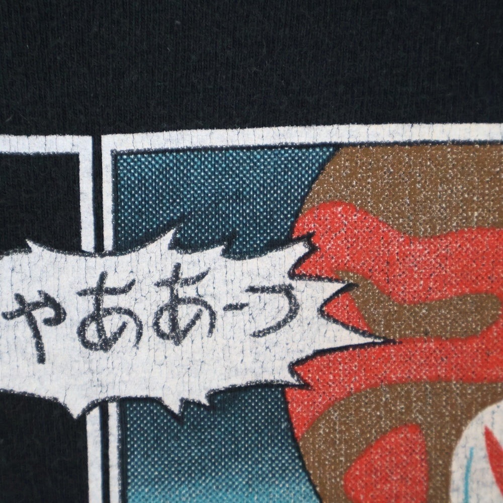 VINTAGE(ヴィンテージ) 80S AKIRA 1988 金田vsジョーカー 両面プリント クルーネック 半袖Tシャツ ブラック