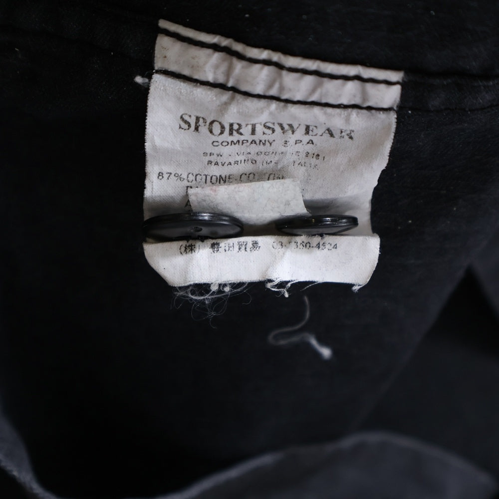 STONE ISLAND(ストーンアイランド) ポケットロゴ刺繍 コットン 長袖シャツ ワークシャツ グレー 43151407