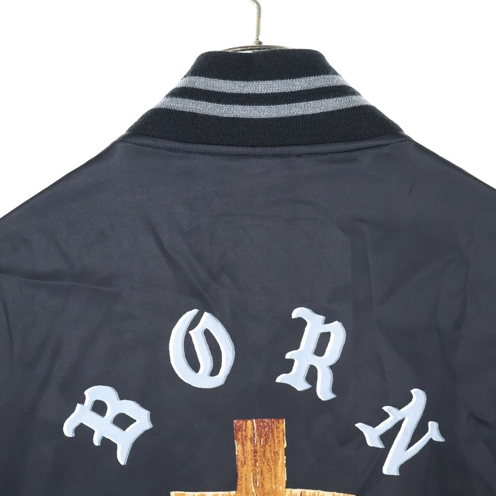 SAINT MICHAEL(セントマイケル) 24SS xBORN RAISED SATIN JACKET