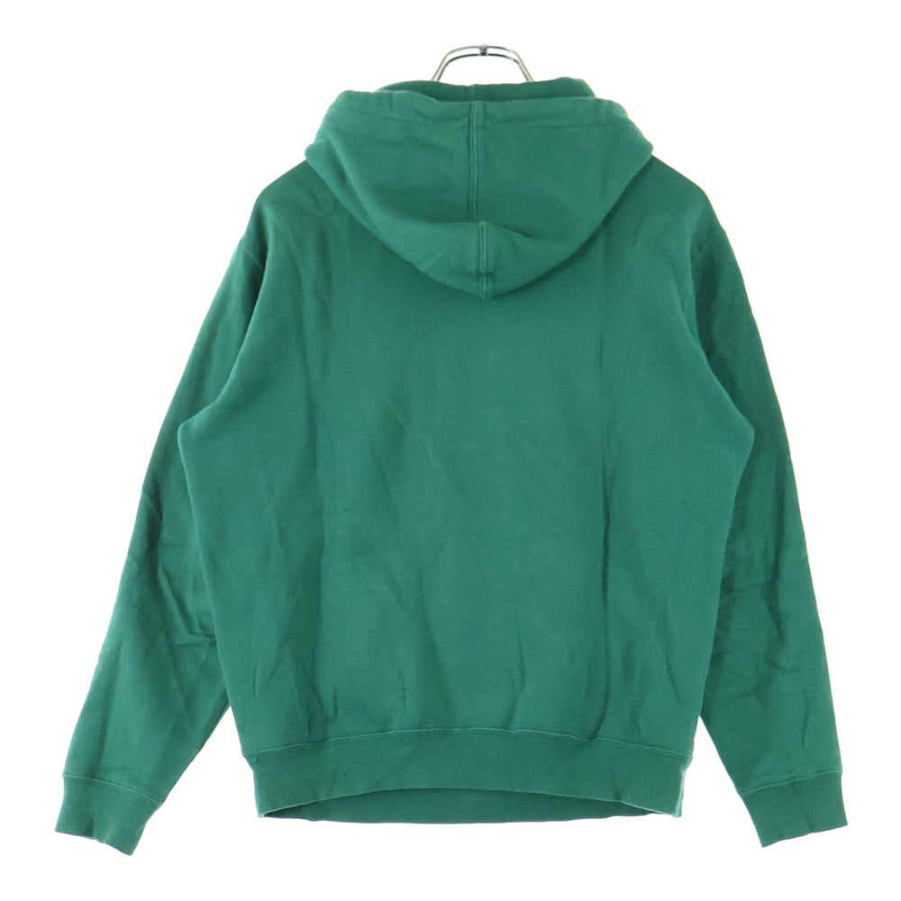 SAINT LAURENT PARIS(サンローランパリ) フロントロゴプリント コットン プルオーバーパーカー グリーン 643014 YBQZ2