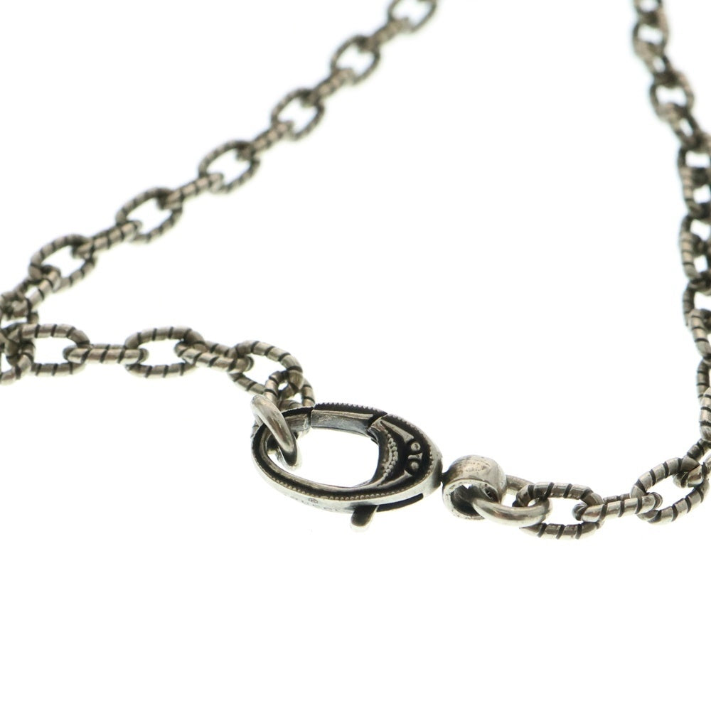 GUCCI(グッチ) スクエアGロゴペンダント チェーンネックレス シルバー 552768 J8400