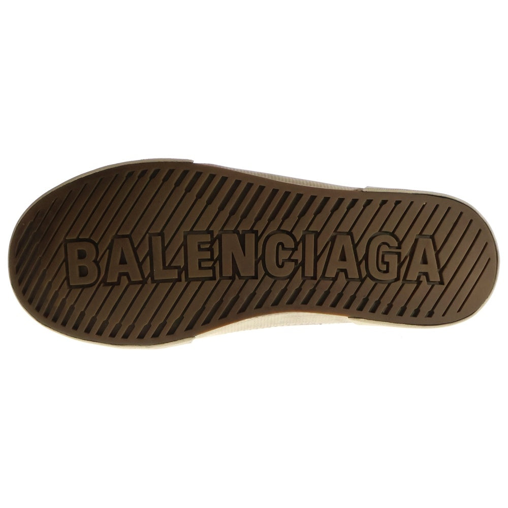 BALENCIAGA(バレンシアガ) BBロゴ キャンバス アウトソールロゴ ローカットスニーカー ベージュ 688754