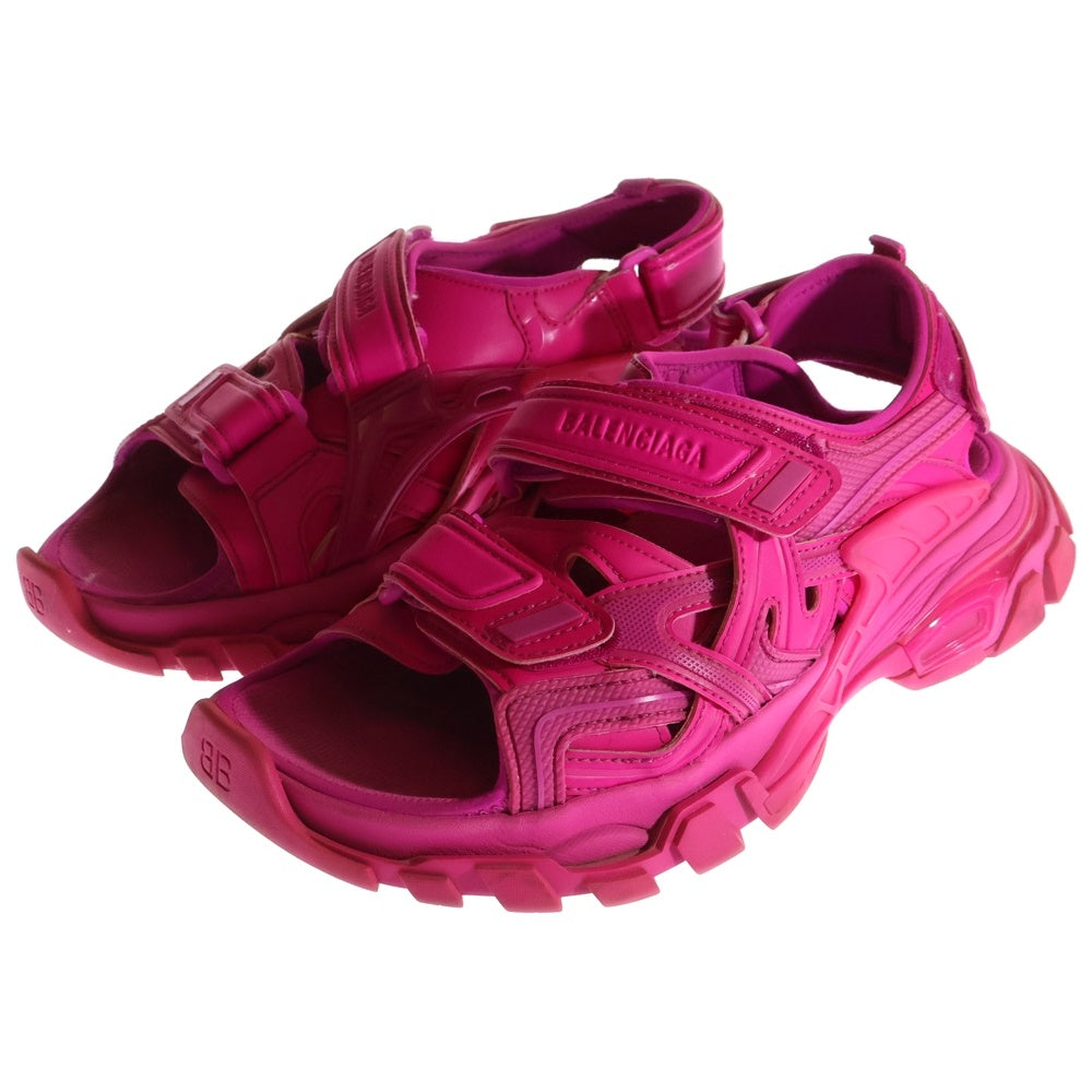 BALENCIAGA(バレンシアガ) Track Sandal ラバーソール トラックサンダル ピンク レディース 617543