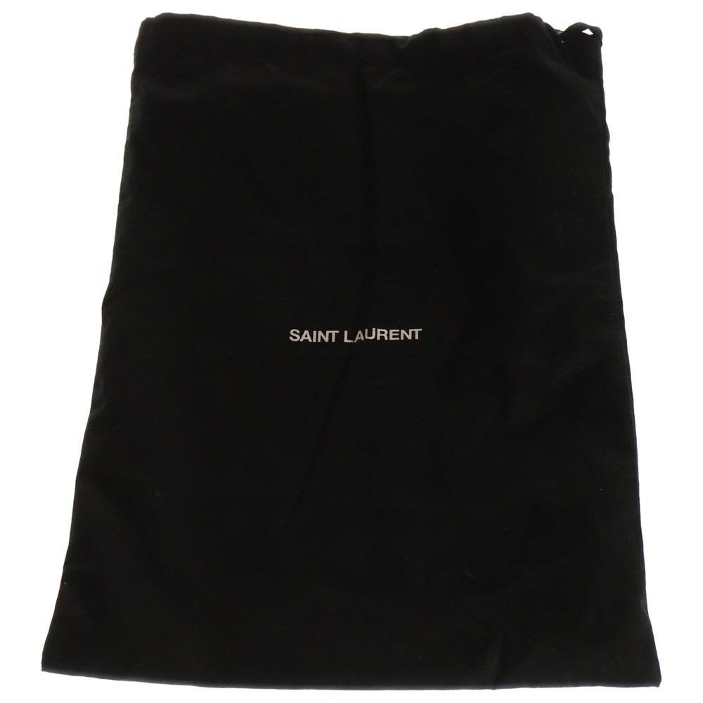 SAINT LAURENT PARIS(サンローランパリ) エナメル レースアップ ドレスシューズ ブラック 669325