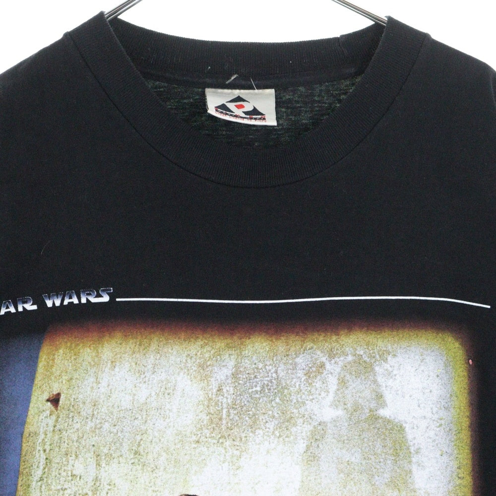 VINTAGE(ヴィンテージ) 90s STAR WARS ANAKIN SKYWALKER スターウォーズ アナキンスカイウォーカー ムービー 半袖Tシャツ クルーネックカットソー ブラック